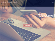 Tablet Screenshot of primeglobaltrust.com